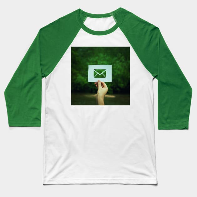 holding message icon Baseball T-Shirt by 1STunningArt